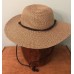 REI Woven Paper Wide Floppy Brim Sun Hat with Adjustable Braided Strap One Size  eb-78519313